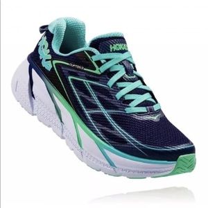 Hoka One One Clifton 3 Navy & Tiffany Blue
